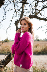 Sugar Plum mohair sweater